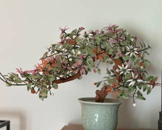 Asian glass flower tree