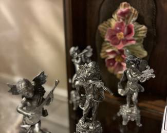 Pewter figurines