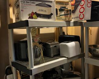 Slow cookers, toasters, small appliances