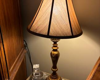 Trinket boxes, lamp
