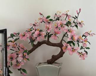 Asian glass flower tree