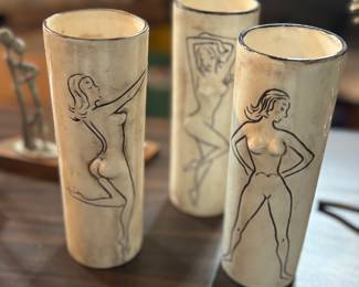 Vintage novelty glasses