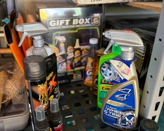 Car cleaning / detailing items