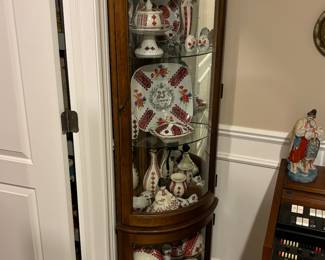 Corner display cabinet