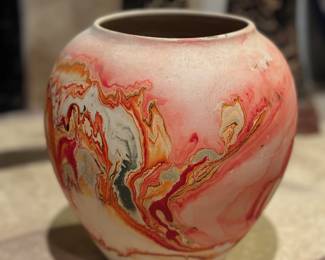 Vintage Native American Nemadji pottery bowl