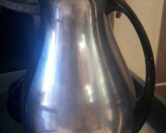 Silver plated and pewter pieces