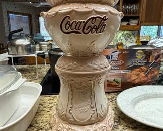 Cocal cola cookie jar.