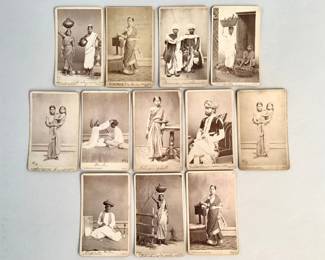 Lot # : 757 - 13 Antique Anglo-Indian photographic