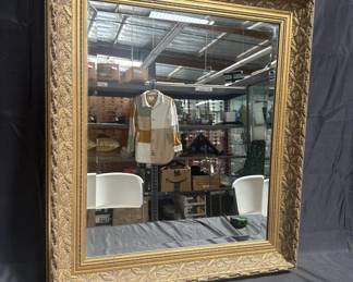 Lot # : 21 - Vintage ornate gilt wall mirror from The Bombay Company