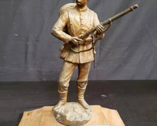Lot # : 414 - Vintage imperial German solider brass statue