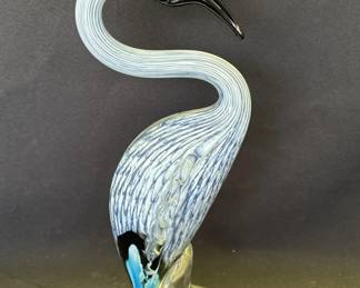 Lot # : 501z - Vintage Murano style art glass bird