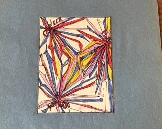 Lot # : 850 - William Williams mid century signed drawing