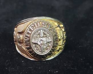 Lot # : 693 - Vintage US Navy ring, size 11 1/2,