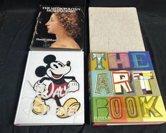 Lot # : 511a - 4 Large coffee table art books- Disney & more