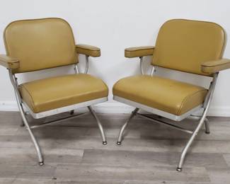 Lot # : 868 - Pair of Warren McArthur Mayfair Indust. armchairs