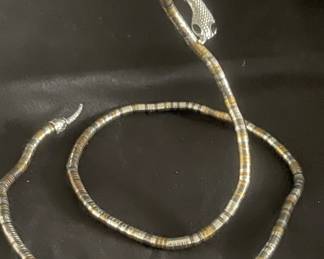 Lot # : 698 - Costume snake necklace