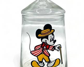 Lot # : 515a - Vintage Walt Disney Mickey Mouse lidded canister