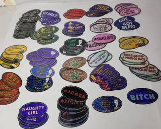 Lot # : 536 - Vintage stickers with various themes