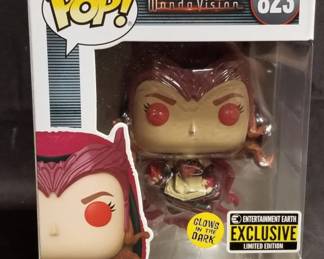 Lot # : 611c - Funko Pop Scarlet Witch Wanda Vision figure