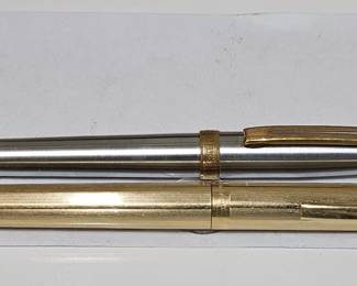 Lot # : 704 - Gold Electroplate Sheaffer Pen and a Sheaffer