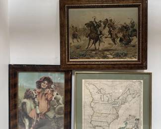 Lot # : 23 - Bundle of 3 framed prints