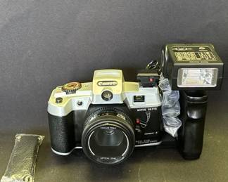 Lot # : 525 - Vintage Canon Red Eye reduction motor drive camera