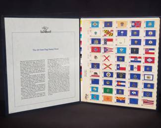 Lot # : 647 - The 50 -Flag Stamp Sheet - Postmasters of America