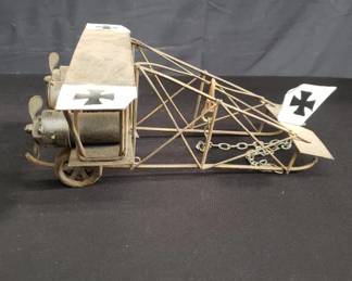 Lot # : 110 - Metal hanging German airplane model