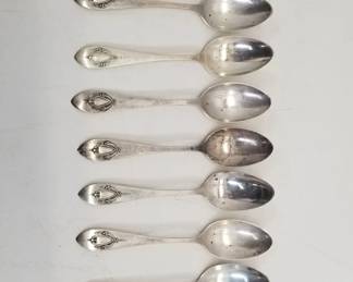Lot # : 389 - Group of sterling silver utensils