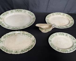 Lot # : 382 - Group of transferware China platters