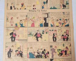 Lot # : 670d - 1931 Los Angeles Examiner 14 comics newspaper