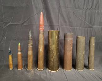 Lot # : 327 - Group of large shell casings