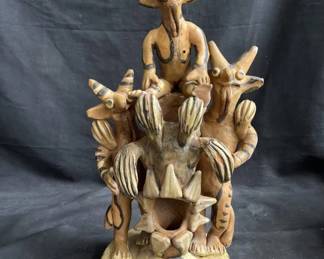 Lot # : 622 - Vintage Mexican folk art sculpture