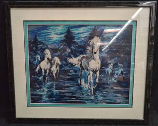 Lot # : 571a - Completed Framed Creations MARGOT DE PARIS