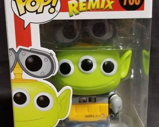 Lot # : 610c - Funko Pop Remix Wall-E vinyl figure