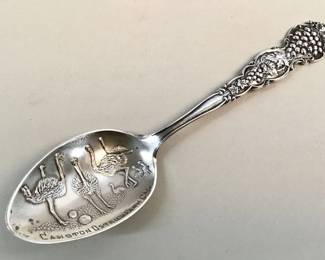 Lot # : 742 - Vintage sterling silver Cawston Ostrich