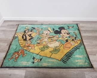 Lot # : 653 - Vintage Walt Disney carpet / rug