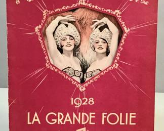 Lot # : 769 - Rare vintage 1928 Folies Bergère album