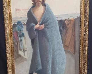 Lot # : 833 - Signed and dated on verso oil painting on board