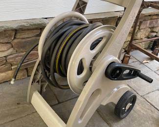 Hose Caddy with Hose