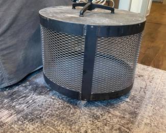 Round Metal Industrial Table