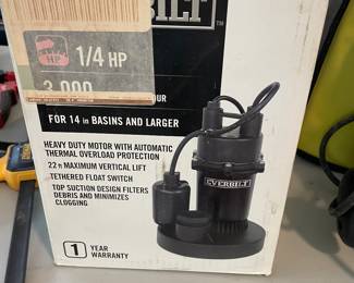 Submersible Sump Pump Brand New