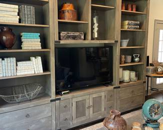 Custom Built 3-Piece Entertainment Center - Statement Piece