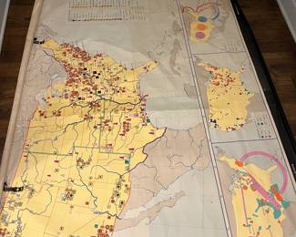 Unique Large Wall Map 