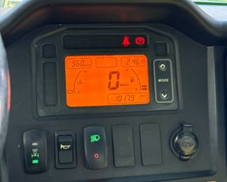 DIESEL JOHN DEERE GATOR 855D 4X4 SIDE-BY-SIDE WITH DUMP BED | 855D John Deere side-by-side with enclosed cab with glass doors, power steering, four-wheel-drive, dump bed 10,179 miles no warning lights. All systems appear to function some accessory wires battery mounting in the front for a plow.

If you are interested in seeing the gator please email, call, or text Alex the Auction Manager alex@aces.net / (475) 500-7075