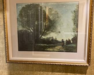 Art Upstairs Hallway by Back Stairs