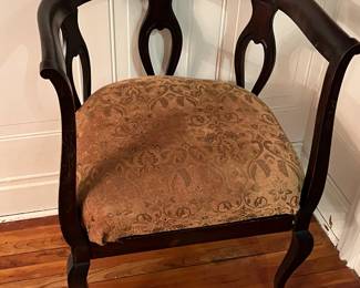 Antique Barrel Back Chair