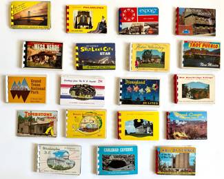 19 Vintage Travel Souvenir Mini Postcard Booklets Including Disneyland
Lot #: 99