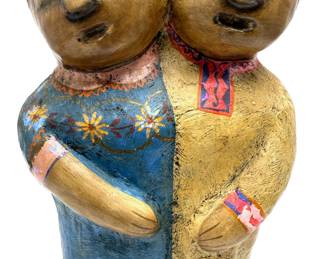 Vintage Mexican Folk Art Paper Maiche Sculpture Signed Gerrano
Lot #: 89