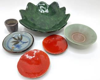 6 Ceramic Bowls, Some Signed
Lot #: 116